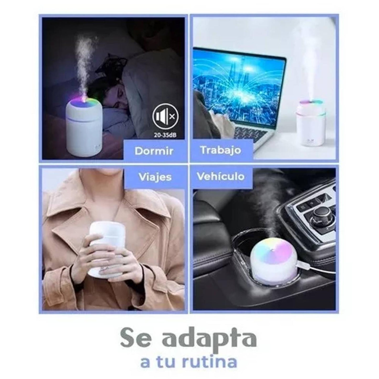 Humidificador Mini Auto-Hogar-Oficina